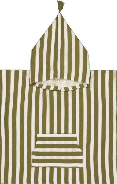 Rose in April Poncho kaki, 1-3 anni (S)