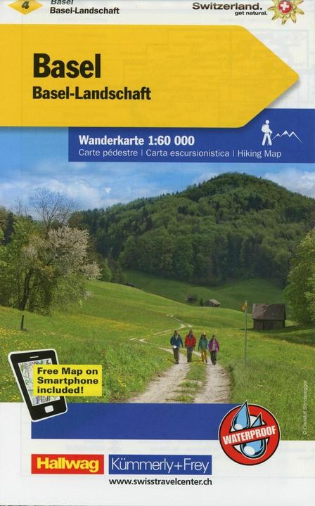 Actual product image Hiking map Basel