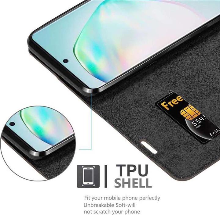 Actual product image Cadorabo Book Invisible Magnet Cover (Samsung Galaxy A91)