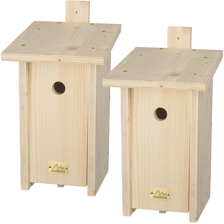 Actual product image Gardigo Spruce nesting box kit for many tit species, set of 2