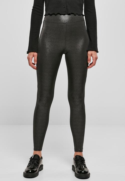 Actual product image Urban Classics Ladies High Waist Glamour Leggings (5XL)