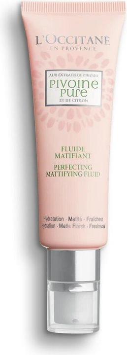 L'Occitane Pivoine - Pure Fluide Matifiant (50 ml, Fluide visage)