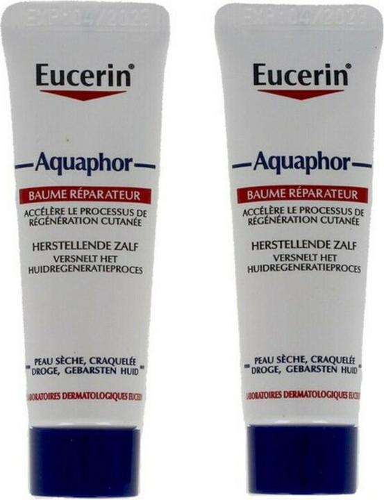 Actual product image Eucerin Set of 2 Regenerating Balms Aquafor - 2 x 10 ml (Body care set)