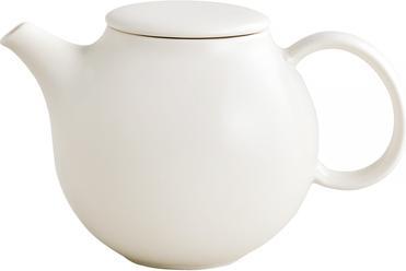 Actual product image KINTO PEBBLE - Teekanne mit Tee-Ei aus Stahl - Weiss 480 ml