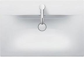Produktbild Duravit Möbelwaschtisch Viu 73 x 49 cm weiss 2344730000 (490 mm, 730 mm)