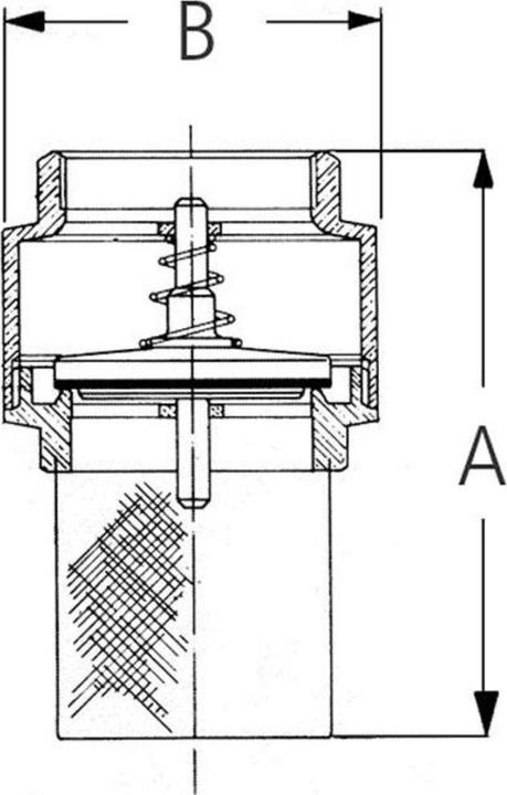 Actual product image Geka York-Fuvalve brass with 3/4" female thread