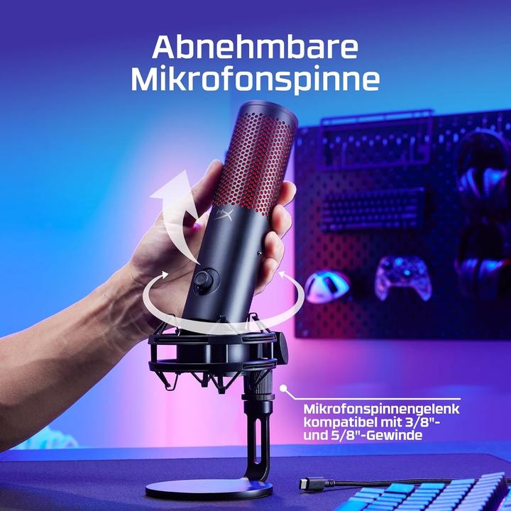 Immagine prodotto HP HyperX QuadCast 2 - USB Microphone (Grey)