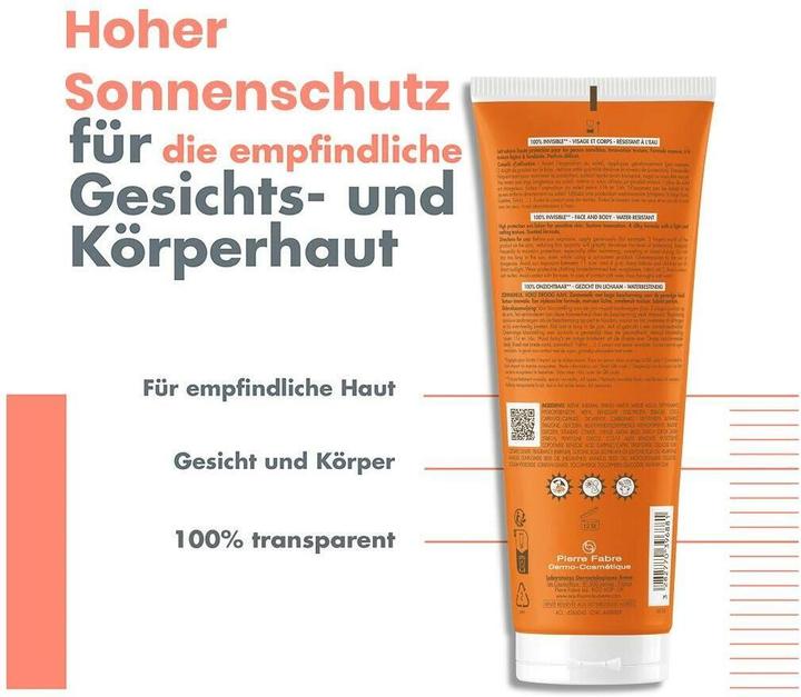 Actual product image Avène Sun milk (Suntan lotion, SPF 50+, 250 ml)