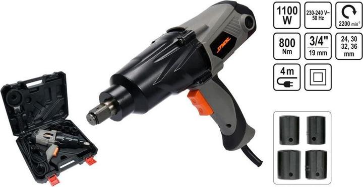 Actual product image Sthor Electric impact wrench 1100W 3/4"800Nm 57097 (Impact wrench)
