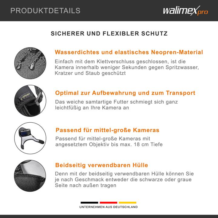 Produktbild Walimex Neopren Kamera- Schutzhülle M (Kamera Schultertasche, 3.02 l)