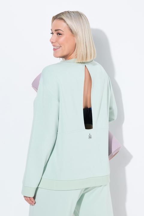 Produktbild Ulla Popken Yoga-Sweater, Boxy, Cut-Out, Stehkragen, Langarm (42, 44)