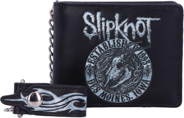 Actual product image Nemesis Now Slipknot - Portefeuille avec chaîne Logo du bouc enflammé