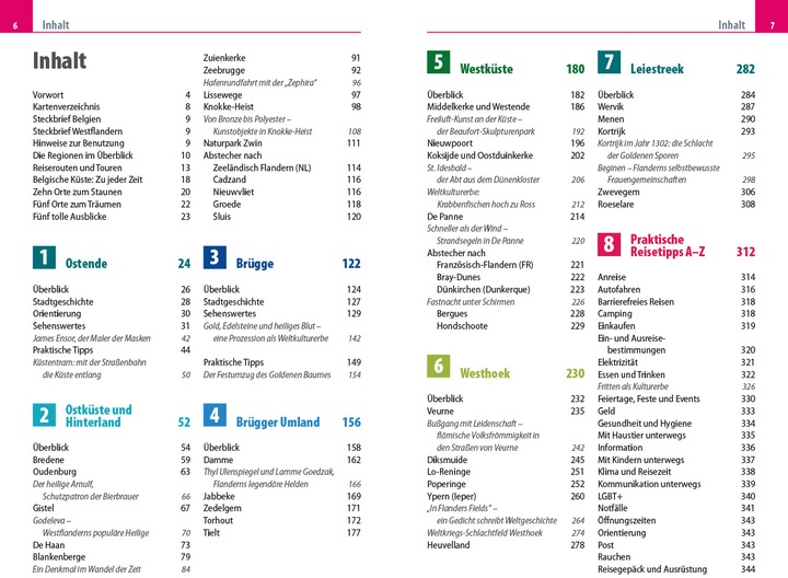 Produktbild Reiseführer Belgische Küste – Westflandern mit Brügge (Deutsch, Günter Schenk, 2024)