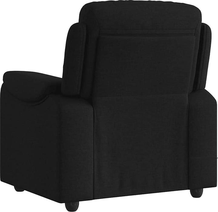 Immagine prodotto VidaXL Poltrona massaggiante in tessuto nero Poltrona massaggiante TV