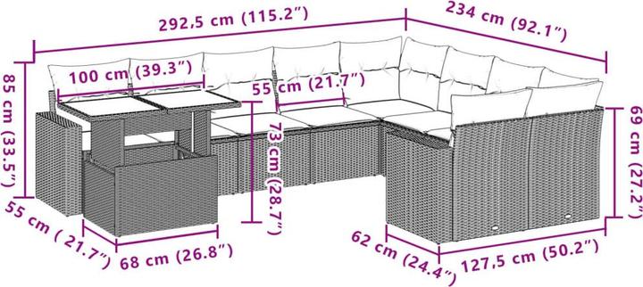 Produktbild vidaXL Keegan