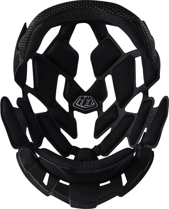 Produktbild Troy Lee Designs D4 Polyacrylite Headliner Helmpolster, black, (61mm) XL
