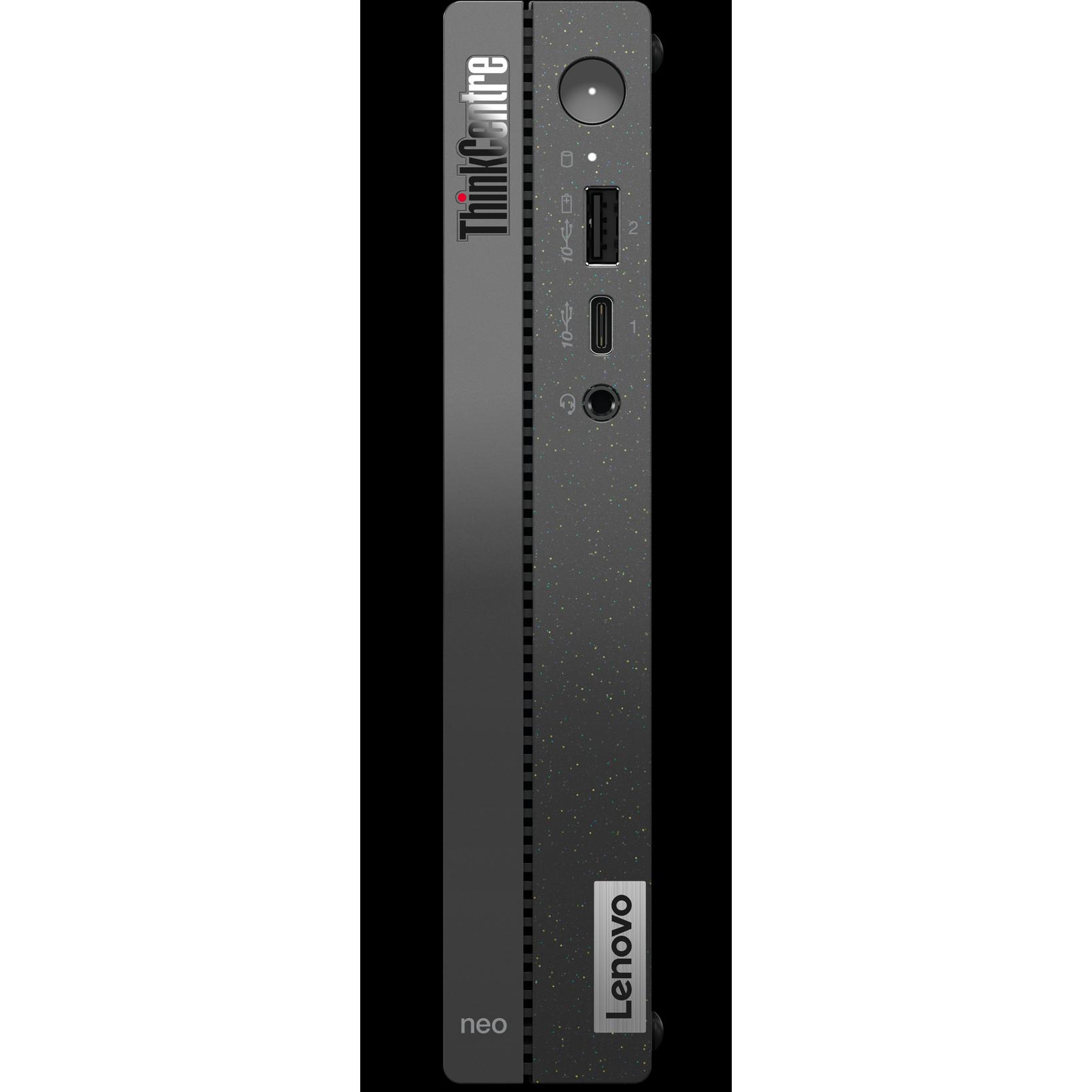 Lenovo ThinkCentre neo 50q Gen 4 (Intel Core i5-13420H, 8 GB, 512 GB, Intel UHD Graphics), PC, Schwarz