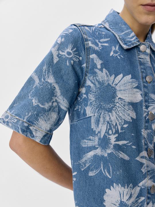 Produktbild Object Print Jeanskleid (XS)