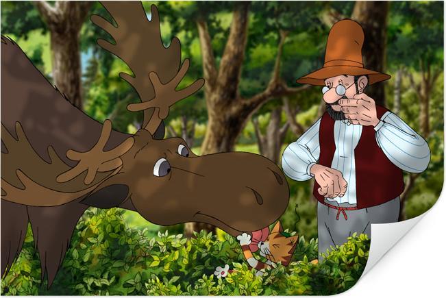 Pettersson und Findus Un baiser de l'élan