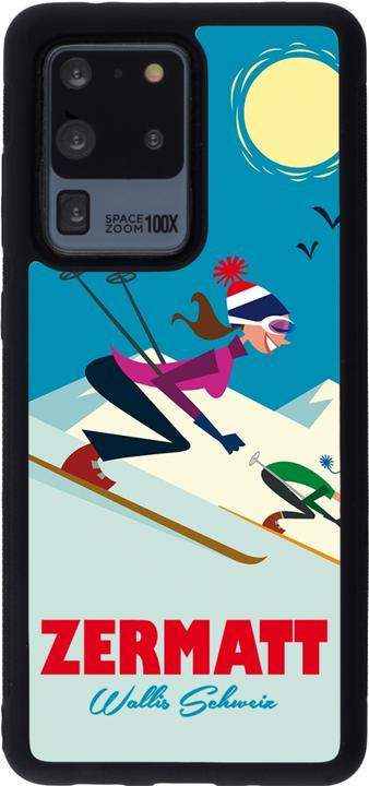 Immagine prodotto PhoneLook Cover Silicone nero Zermatt Ski Downhill (Samsung Galaxy S20 Ultra)