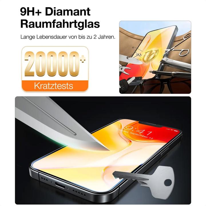 Actual product image Torras - Install Master (2 pcs., Apple iPhone 13, Apple iPhone 13 Pro, Apple iPhone 14, Apple iPhone 16e, Apple iPhone 17e)
