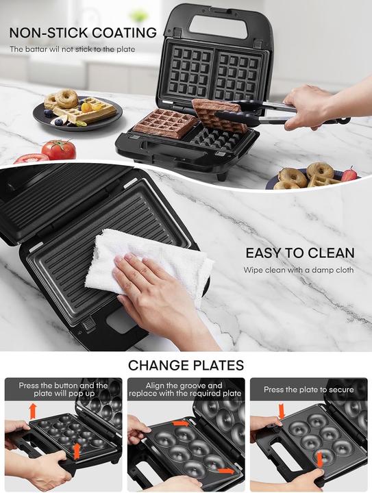 Image du produit Fohere Sandwichmaker 6 in 1