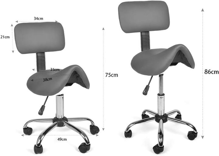 Actual product image Mingone Saddle stool
