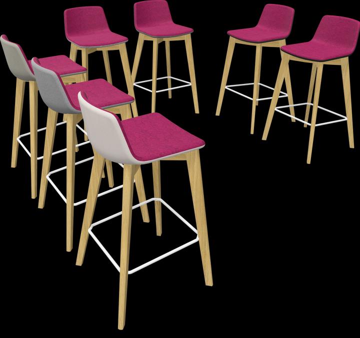 Immagine prodotto Narbutas Sgabello da bar Twist & Sit