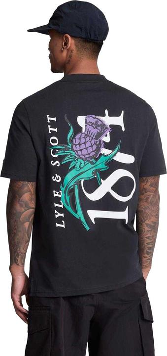 Immagine prodotto Lyle and Scott Maglietta Verde Stampa posteriore Uomo (S)