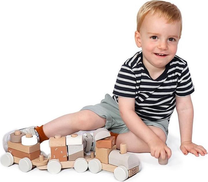 Actual product image Label Label Eisenbahn aus Holz – Nougat