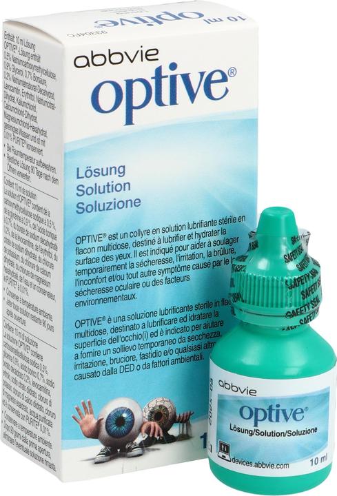 Produktbild Optive Allergan benetzende Augentropfen (10 ml, Allergan benetzende Augentropfen 10 ml)