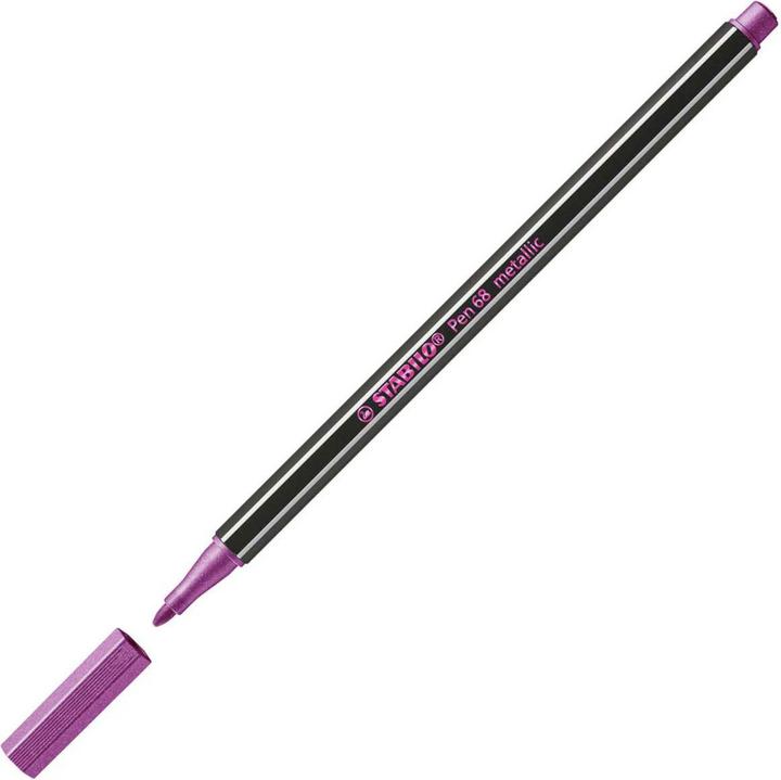 Image du produit STABILO Stylo feutre métallique Pen 68 Premium (Pink, 1 x)
