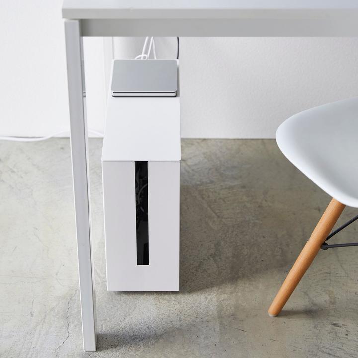 Actual product image Yamazaki Cable box with castors TOWER