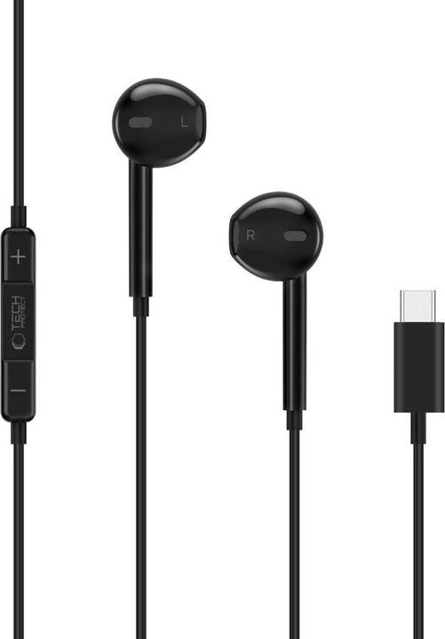 Actual product image Tech-Protect Ultraboost Type-C Kopfhörer Core Schwarz (Cable)