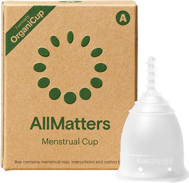 AllMatters OrganiCup Cup menstruelle, taille A (Normal)