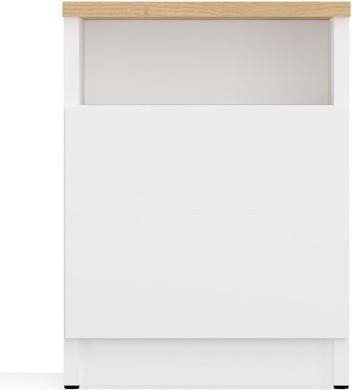Topeshop NACHTTISCH GALAX 30/1D WEISS/ARTISAN (30 x 30 x 40 cm)