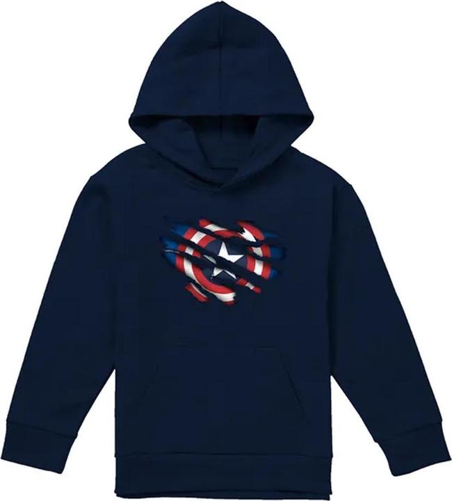 Produktbild Captain America Kapuzenpullover Zum Überziehen (128)