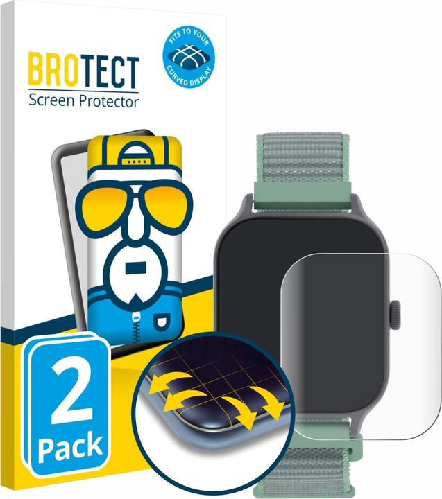 Produktbild BROTECT Fullscreen für Decathlon Fit 100s Schutzfolie Displayschutz Folie Klar Transparent