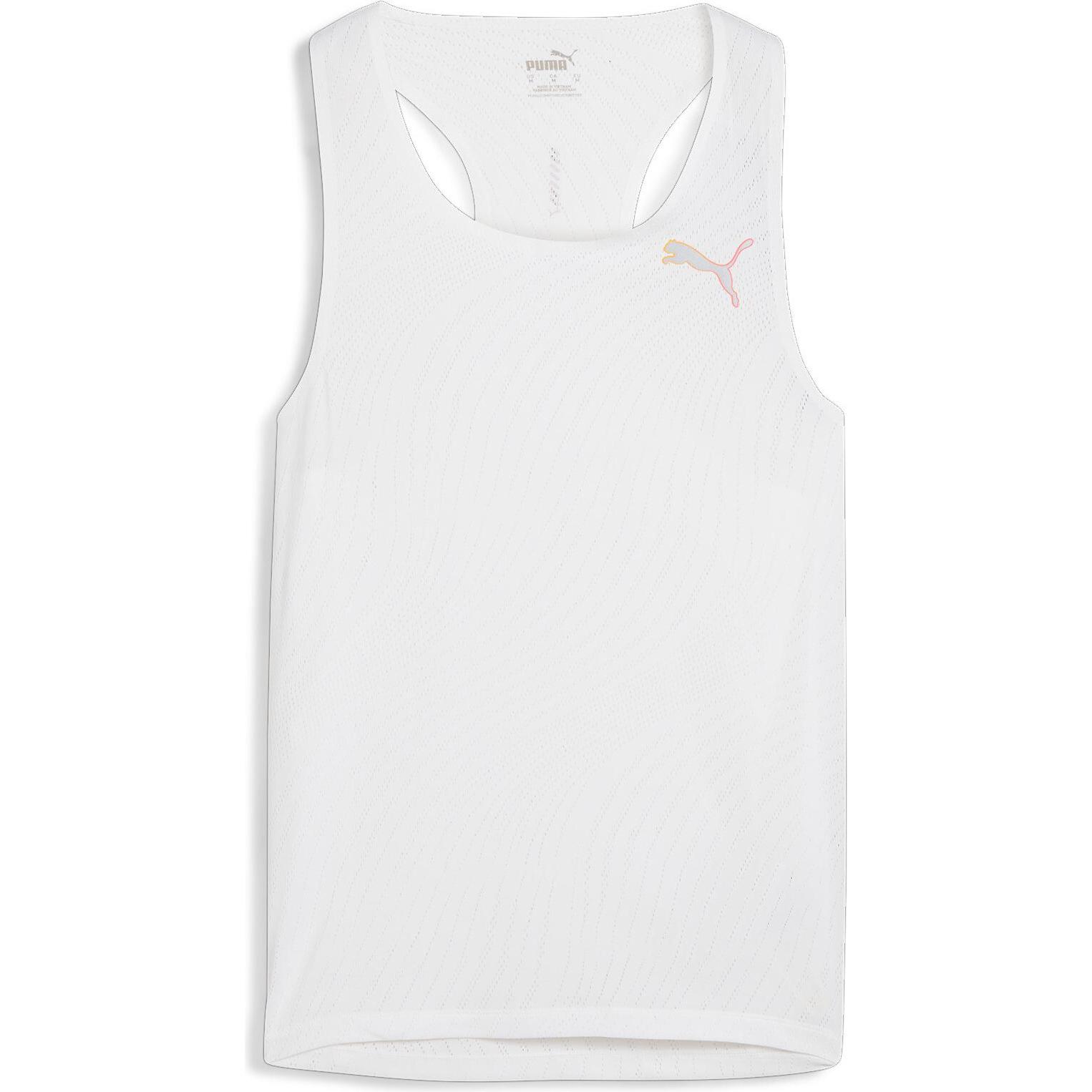 Puma, Herren, Sportshirt, Run Ultraspun Singlet (XL), Weiss, XL