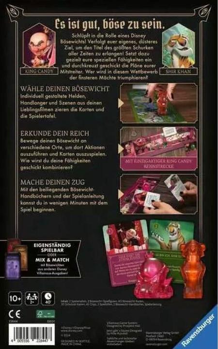 Productafbeelding Ravensburger 22844 - Disney Villainous - Nu is het tijd voor een traktatie, Duitse editie van de 6e uitbreiding (Duits)