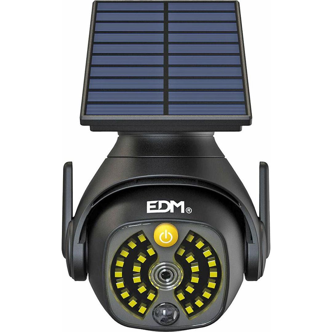 EDM Simulated camera with solar light, Telecamera di rete, Nero