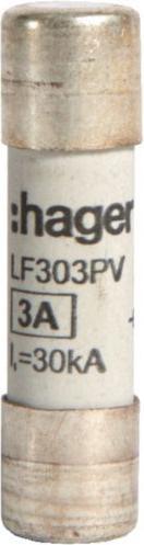 Produktbild Hager Cart. fusible PV, 10x38mm, 1000V, DC, 3A (3 A)