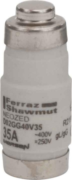 Actual product image Mersen NEOZED fuse link D02 35A black D02GG40V35 (R219826) (35 A)