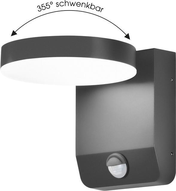 Image du produit CMD LED Wandaussenleuchte 20W steuerbare Lichtfarbe IP54 Anthrazit CMD-9083 (1434 lm, IP54)