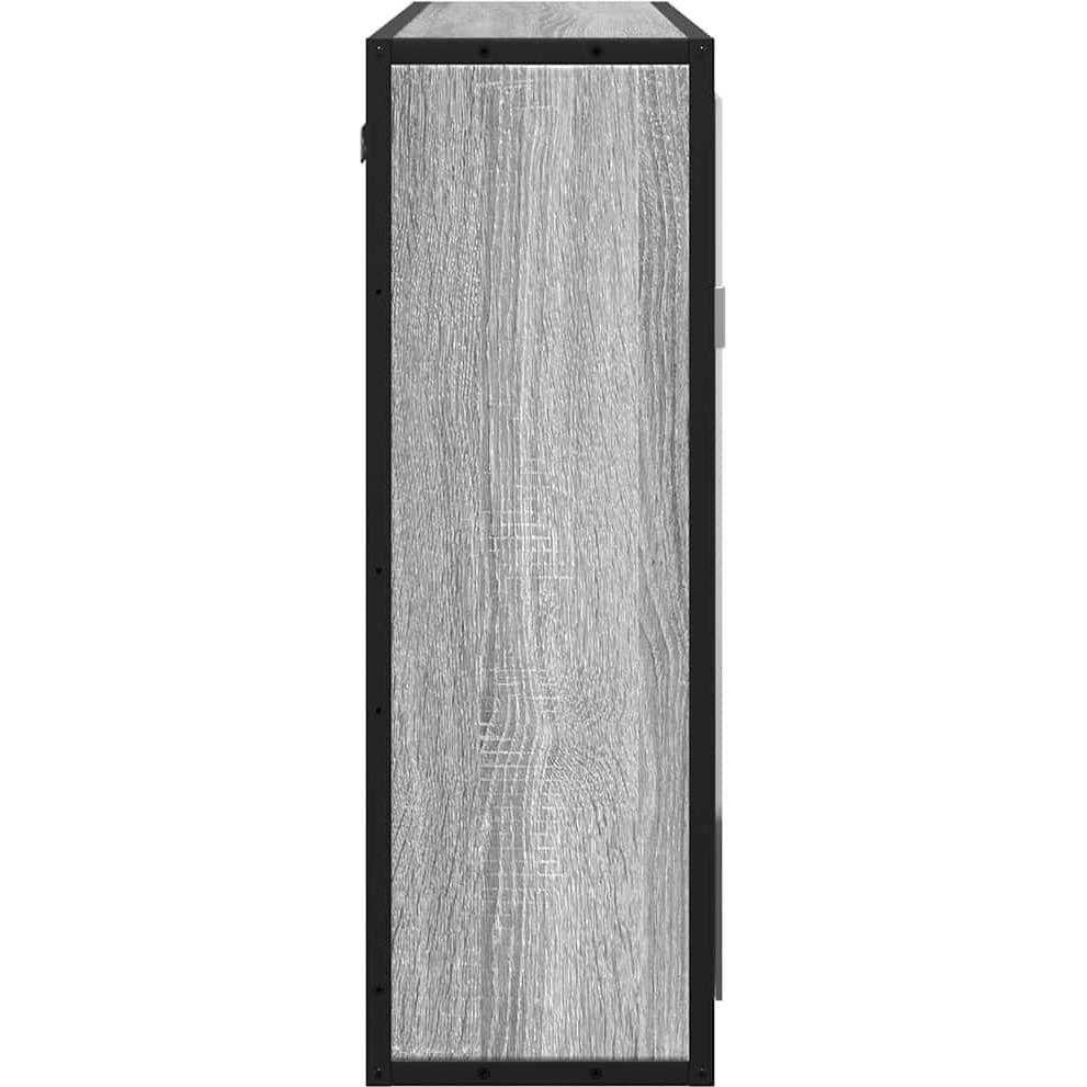 VidaXL, Spiegelschrank, Bad-Spiegelschrank Grau Sonoma 65x20x60 cm Holzwerkstoff (65 x 20 x 60 cm)
