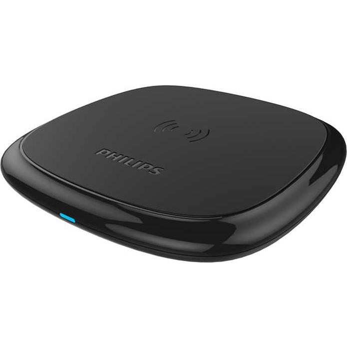 Philips - Caricatore wireless - Stazione di ricarica wireless (10 W), Caricabatteria senza fili, Nero