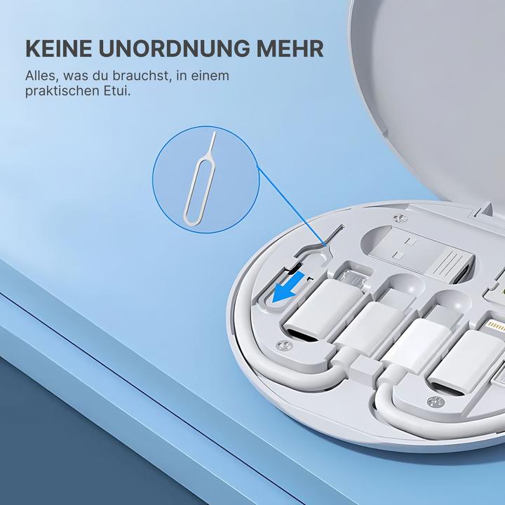 Produktbild Hermex 5-in-1 Kabelbox (0.28 m, USB 3.2 Gen 1, 60 W)