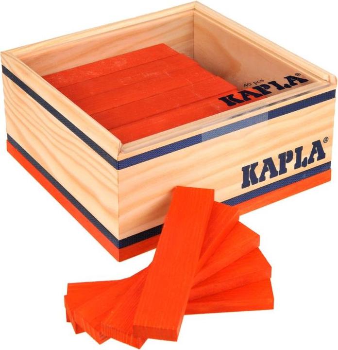 Actual product image Kapla 40 square orange