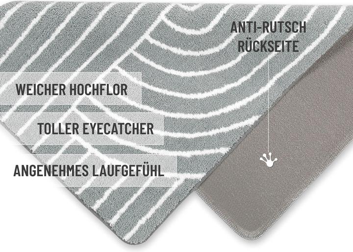Produktbild Wecon Home Basics Badteppich Hilda (65 x 55 cm)