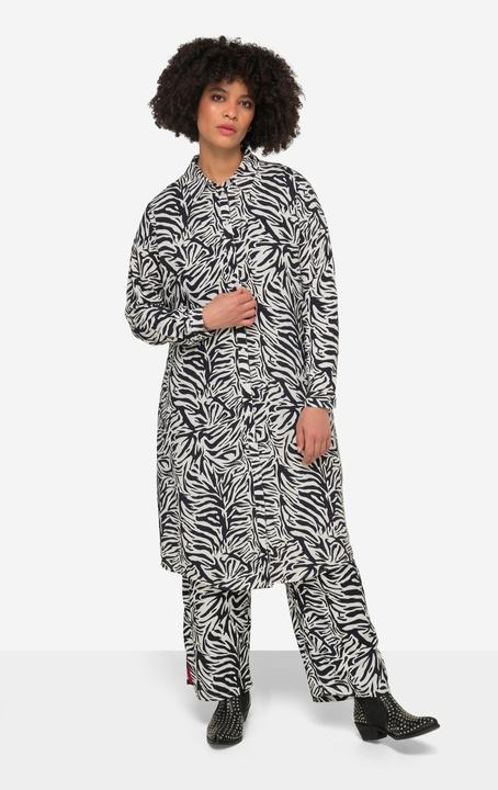 Produktbild Angel of Style Longbluse, Zebradruck, Rücken-Statement, Hemdkragen, Langarm (48)